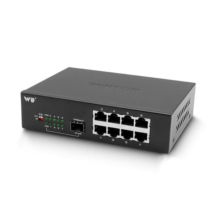 WT-DS209-1GF8GT 千兆光纖收發(fā)器